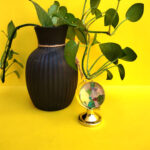 کره زمین کریستال رنگی سایز متوسط خارجی