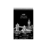 دفترکاغذمشکی A5ایمان کد0014