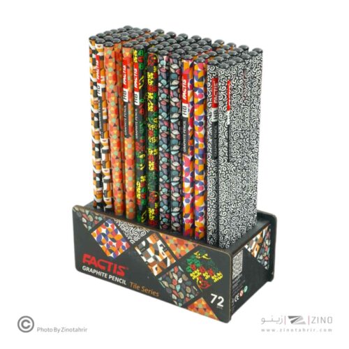 مدادمشکی فکتیس طرح کاشی