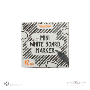 ماژیک وایت برد مینی گرد مشکی اسکول فنز کد922207-2