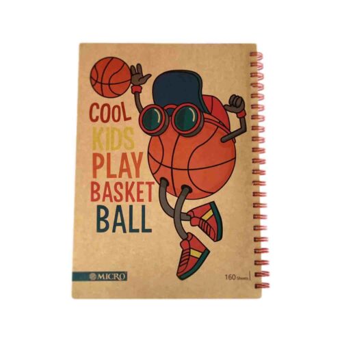 دفتر160برگ سیمی A4جلدکرافت میکرو کدF5