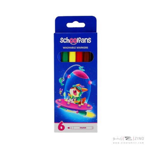 ماژیک نقاشی 6رنگ اسکول فنز کدFA92400