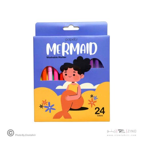 ماژیک نقاشی24رنگ پاپلی کد501005