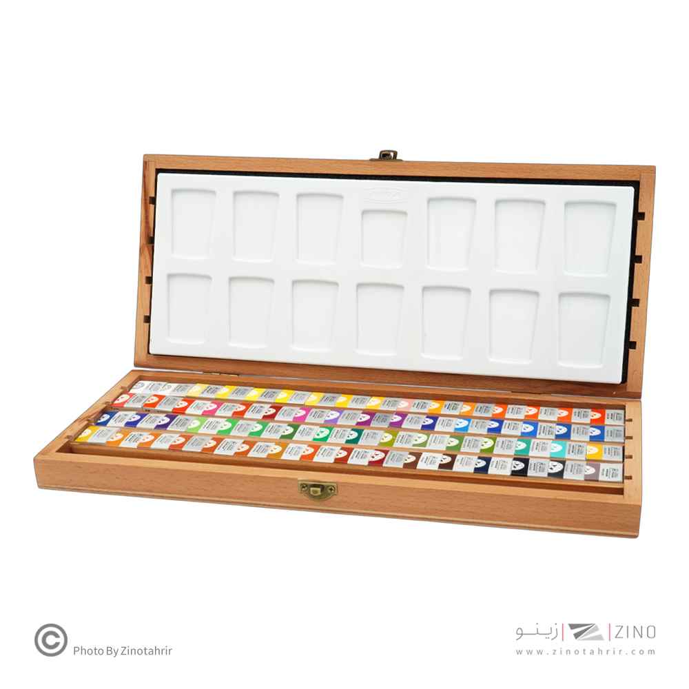 عکس واقعی آبرنگ64رنگ متالیک افرا محصول برند افرا از گروه آبرنگ, رنگ و نقاشی و مرکب, لوازم طراحی و هنری.