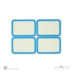 برچسب دورآبی خارجی کد20 سایز7.5*5.4