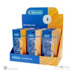 چسب نواری فانتزی رنگی 1/8سانت 20یارد بسته2عددی استورم کدHL-102537