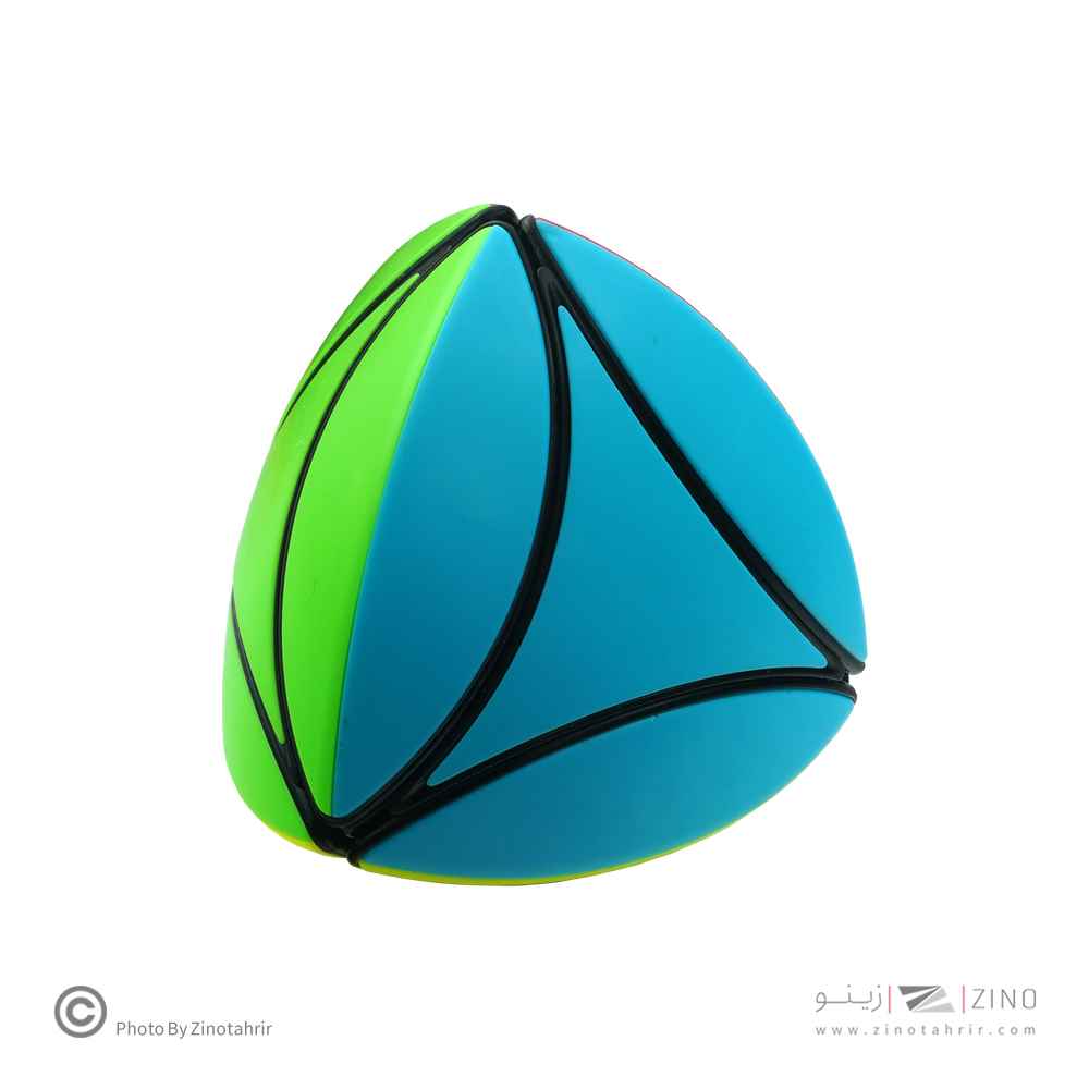 عکس واقعی روبیک هرمی مستر مورفیکس برگ موفنگ جی کدEQY873 برند روبیک با زمینه سفید استاندارد بازی فکری, روبیک.