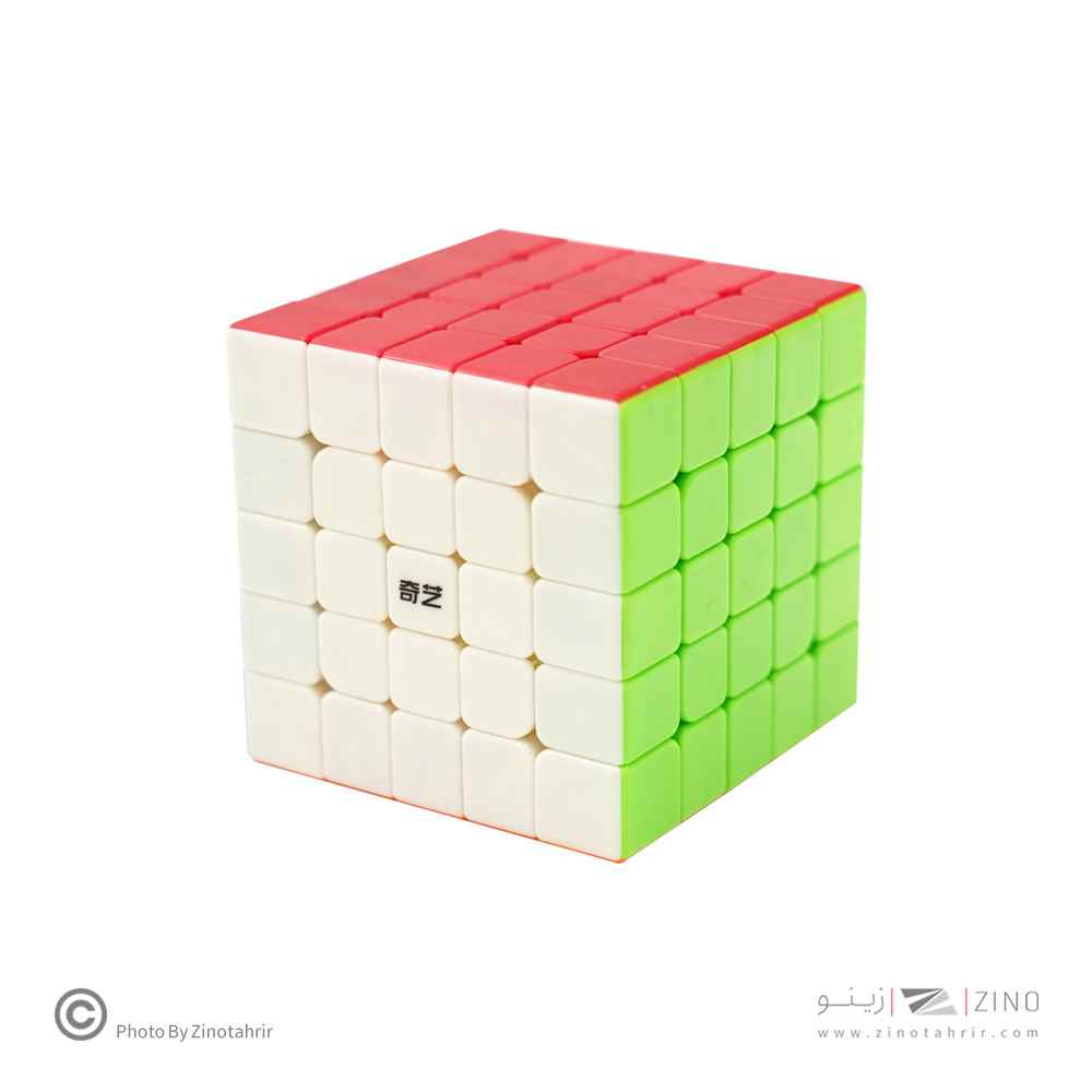 عکس روبیک5*5 چی یی کایزنگ پاستلی کدEQY906 تولید برند روبیک با نمایش جزئیات ظاهری در بازی فکری, روبیک.