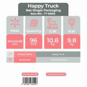 اسباب بازی happy truck net bag تیریتی تویزکد93012ماشین راه سازی کششی