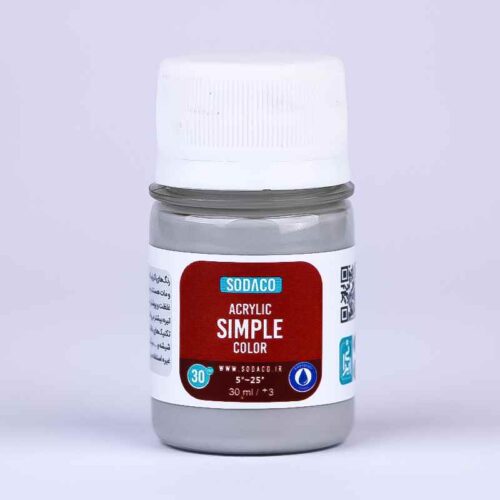 اکریلیک ساده30میل سوداکو طوسی کد00395