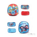 ست کوله پشتی قاب برجسته و جامدادی عرش کد274