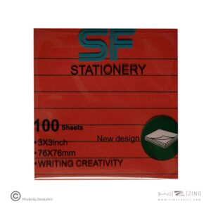 پست ایت100برگ76*76الوان خطدار اس اف کدSF-327