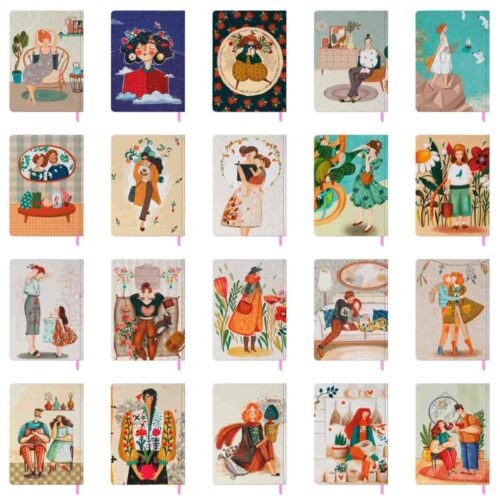 دفتریادداشت جیبی1/8 بی خط جلدسخت 12*17مسترنوت کد434