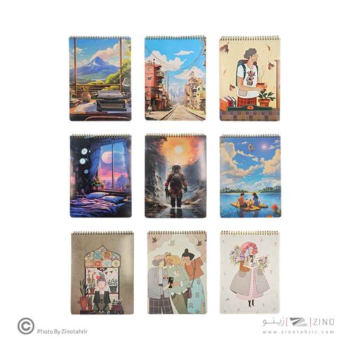 دفتر40برگ سیمیA4 بولت ژورنال(نقطه ای) مسترنوت کد627