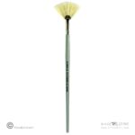 قلموی بادبزنی چتری طبیعی سفید شماره 12 خرم