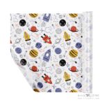 کاغذ کادو دورو ایمان طرح گلکسی ومپ3کد0349