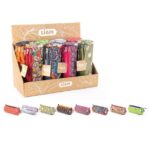 جامدادی سه زیپ استوانه ای طرح دار لیام کدL-3064