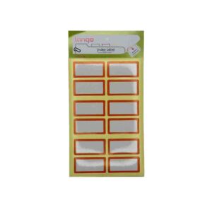 برچسب دورقرمز سایز20*40میلیمتر4برگی لانگوکدK-412