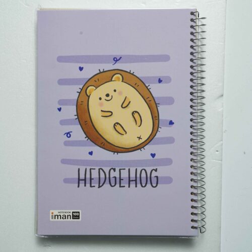 دفتر100برگ کد9404ایمان سیمی کارتونی جلدطلقی (6عددی)