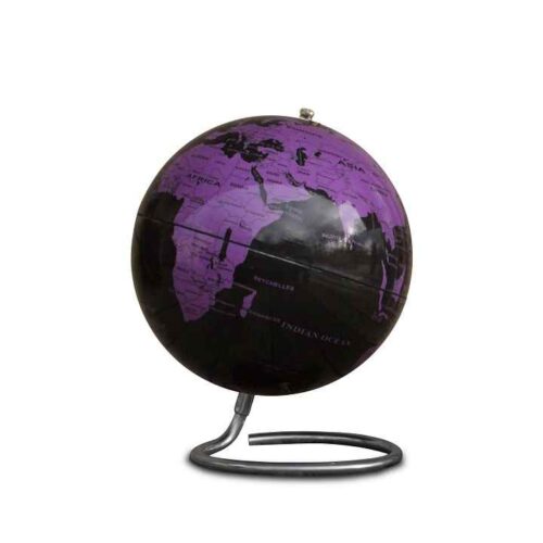 کره جغرافیایی سایز20 پایه هندسی سرخابی لاتین ایده