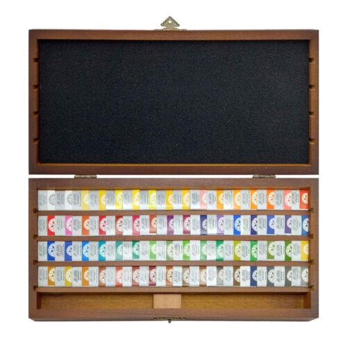 آبرنگ 64رنگ چوبی افرا