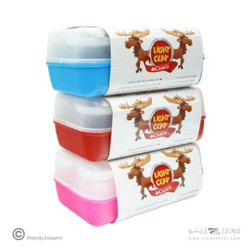 خمیرسبک 6رنگ کنکو+ظرف غذاقدیم با لفاف کاغذی