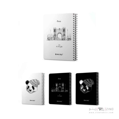 دفتر100برگB5سیمی جلد طلق ضخیم میکرو کدG6