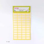 برچسب دورسفیدسایز10*20میلیمتر4برگی لانگوکدK-444