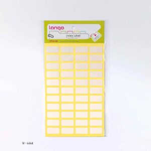 برچسب دورسفیدسایز10*20میلیمتر4برگی لانگوکدK-444