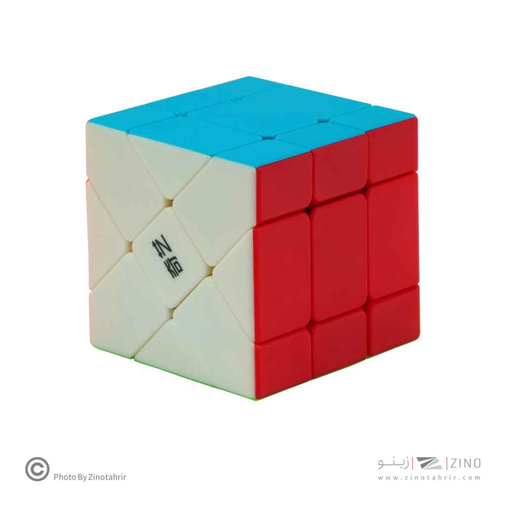 تصویر روبیک3*3 خودرنگ فیشر کای وای کدEQY573/کد183 برند روبیک با ترکیب صحیح نور و زاویه در گروه بازی فکری, روبیک.
