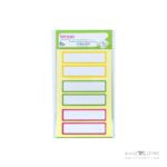 برچسب دوررنگی سایز20*75میلیمتر5برگی لانگوکدB-56 یاکد042