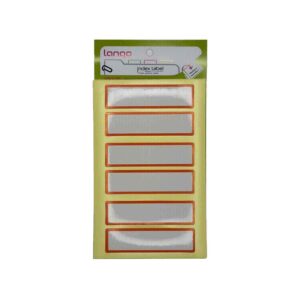 برچسب دورقرمز سایز20*75میلیمتر5برگی لانگوکدB-56