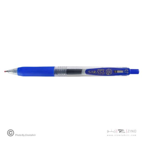روان نویس فشاری ساراساکلیپ آبی 0/7 زبرا (10عددی)