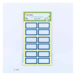 برچسب دورآبی سایز40*20میلیمتر4برگی لانگوکدK-412