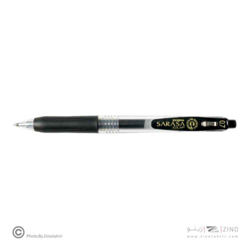 روان نویس فشاری ساراساکلیپ مشکی0/7 زبرا (10عددی)