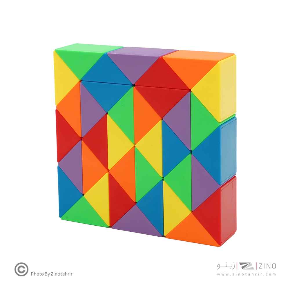 عکس واقعی روبیک ماری36قطعه مویو چمد رنگ کدMY9842 برند روبیک از نمای کناری کالا در بازی فکری, روبیک.