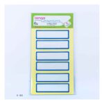 برچسب دورآبی سایز20*75میلیمتر5برگی لانگوکدB-56