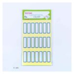 برچسب دورآبی سایز10*35میلیمتر4برگی لانگوکدK-421