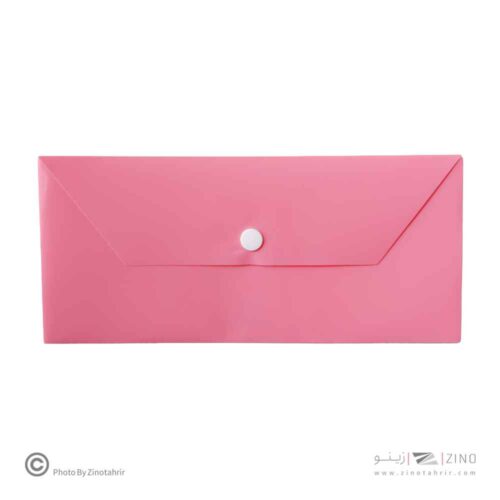 پاکت دکمه دار ملخی صورتی سوپربایند