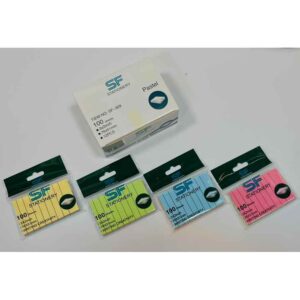 پست ایت100برگ76*51الوان خطدارپاستلی اس اف کدSF-309