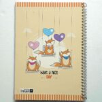 دفتر60برگ کد9402ایمان سیمی کارتونی جلدطلقی (12عددی)