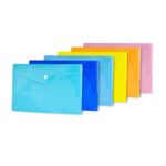 پاکت دکمه دار A4رنگ جور سوپربایند کدDB-120