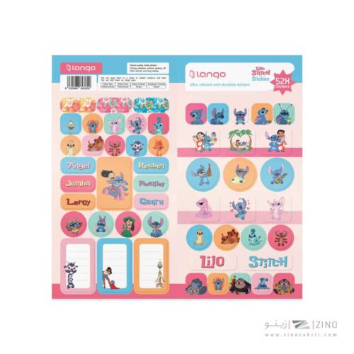 برچسب52تکه لانگو لیلو و استیچ