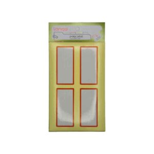 برچسب دورقرمز سایز30*65میلیمتر5برگی لانگوکدB-54