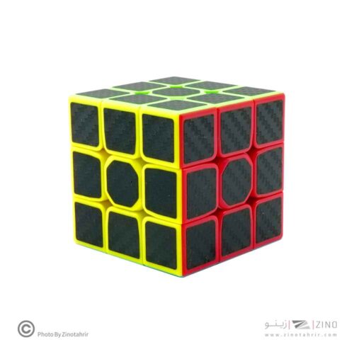 تصویر واضح روبیک3*3کربن وریورکای وای کدQY3002یاکد669 برند روبیک در آتروتوی، سری محصولات بازی فکری, روبیک.