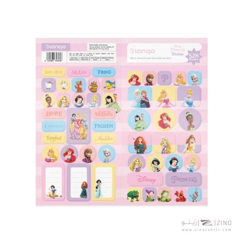 برچسب52تکه لانگوپرنسس دیزنی