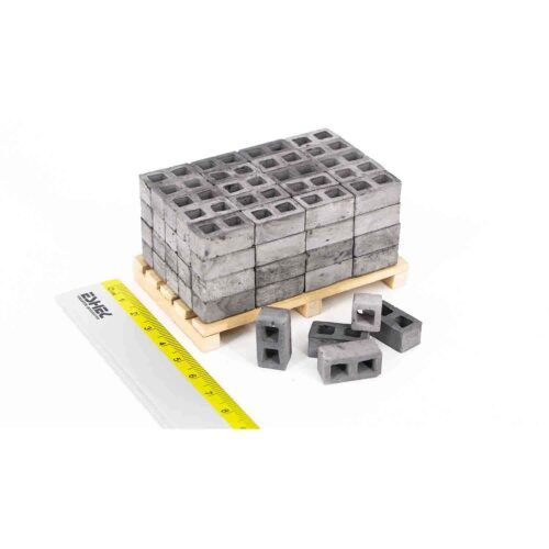 بلوک سیمانی ساده مقیاس1/24 تعداد 200عددی اشل