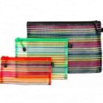 پاکت توری A4 زیپ دار رنگین کمانی پیداکس