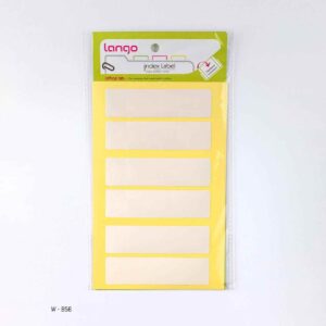 برچسب دورسفیدسایز20*75میلیمتر5برگی لانگوکدB-56