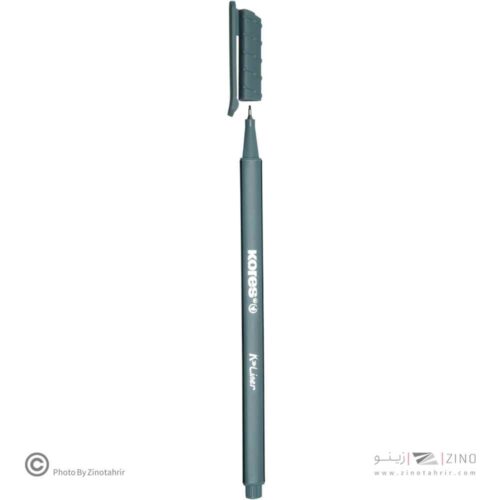 روان نویس نوک نمدی بدنه سه گوش کورس رنگ طوسی کد28160